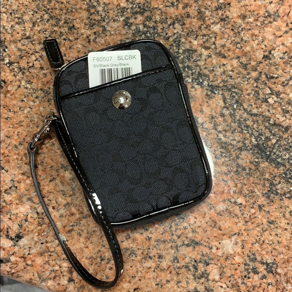 Authentic Coach Phone Wristlet